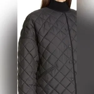 Jackets & Coats | Black Quilted Oversized Jacket Xxs | Poshmark